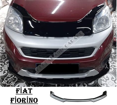 For Fiat Fiorino Front Bumper Attachment Lip 2010 2020 Piano Glossy