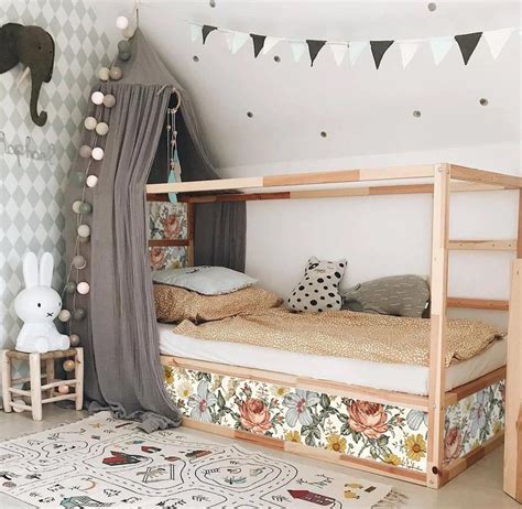 Kura Bed Decal Boho Decals For Kura Bed Ikea Kura Bed Decal Etsy Canada