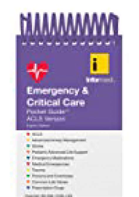 E Book Download Emergency And Critical Care Pocket Guide Revised Eighth