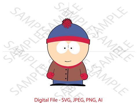 Stan Marsh South Park South Park Svg Stan Marsh South Park Cartoon