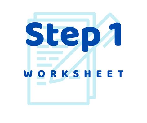 Step 1 Worksheet Aa Printable 12 Steps Of Aa Worksheets