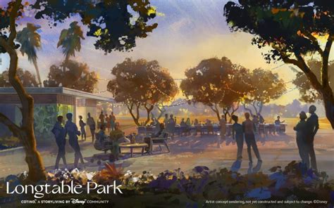 Disney Shares Behind The Scenes Look At Cotino Storyliving Community Entrance Longtable Park