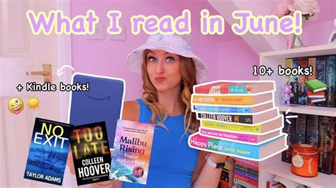 The 10 Books I Read In June ☀️👙🏝️📚 Summer Reads 5 Stars Kindle Recs 🍉 Rhia Official