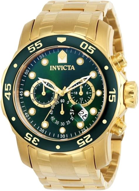 Relógio Invicta Pro Driver Dourado Masculino 0075 Amazon br