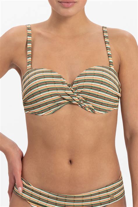 Beachlife Woodstock Voorgevormde Bandeau Bikini Top I Farfallina Nl