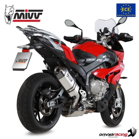 Mivv Exhaust Slip On Speed Edge High Approved Steel Bmw S1000xr