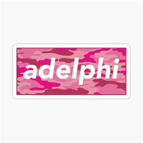 Adelphi University Sticker By Leilasayan Redbubble