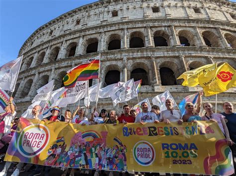 Mezz ora in Più on Twitter Il Gay Pride di Roma Ospite di Lucia