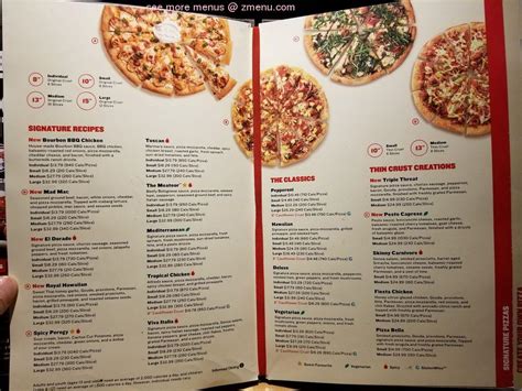 Online Menu of Boston Pizza Restaurant, Grimsby, Ontario, L3M 5H8 - Zmenu