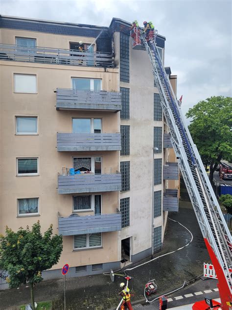 dueren magazin de Düren Brand greift von Balkon eines