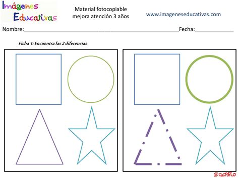 Actividades Para Mejorar La Atención 3 Añospágina02 Imagenes Educativas