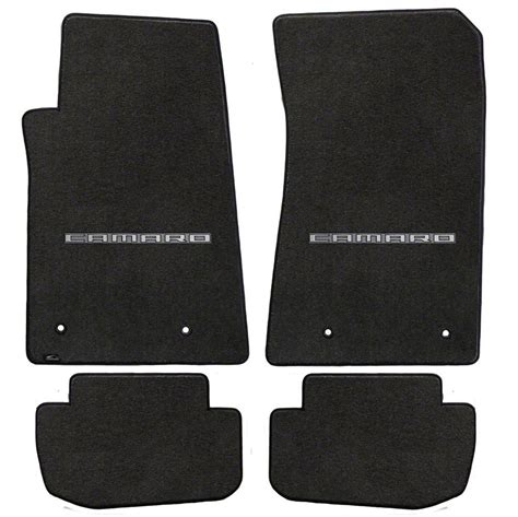 Lloyd Camaro Velourtex Front And Rear Floor Mats With Camaro Logo