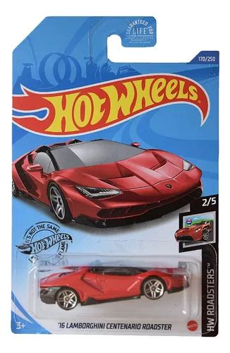 Auto Hot Wheels Lamborghini Centenario Roadster Mattel lanús MercadoLibre