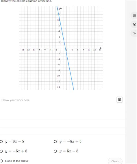 Identify The Correct Equation Of The Line Studyx