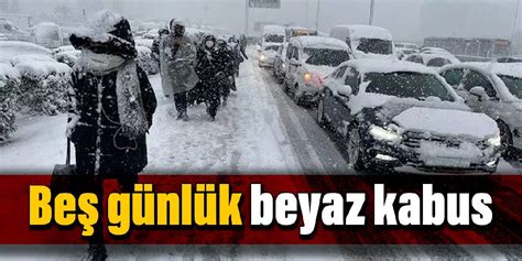 Beyaz kabus 5 gün sürecek meteoroloji buzlanma ve çığ uyarısı yaptı