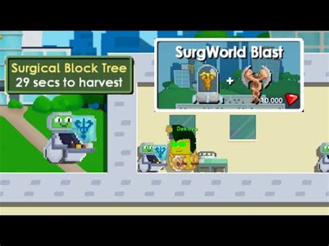 NEW UPDATE SURGWORLD BLAST CADUCEAXE GROWTOPIA YouTube