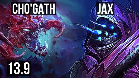 Chogath Vs Jax Top 7 1 8 7 Solo Kills 1 0m Mastery Godlike 300