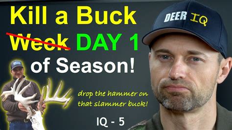 The Game Plan To Kill A Buck Day Of Deer Season Get It Done On