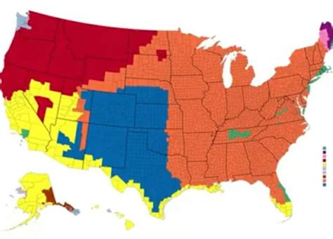 map of US time zones, but i made them up : r/teenagersbuthot