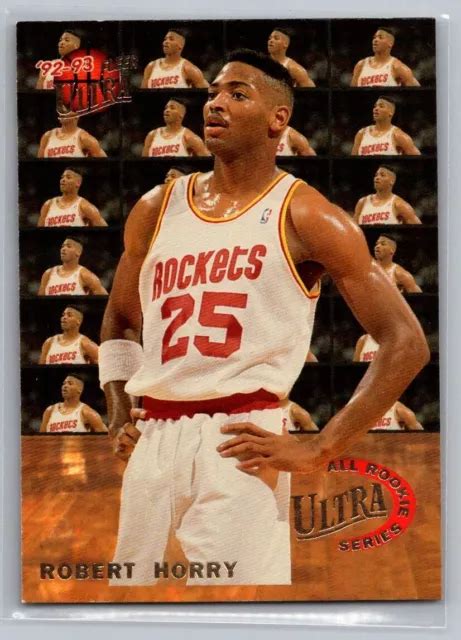 1992 93 FLEER ULTRA All Rookie Series RC Robert Horry Houston Rockets