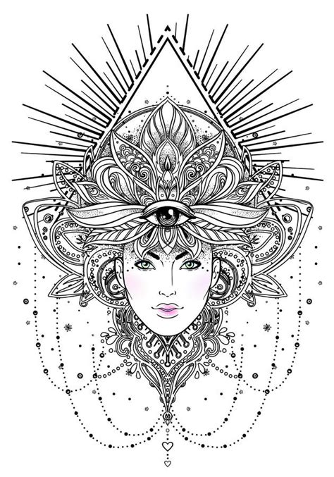 Tribal Fusion Boho Diva Beautiful Stock Illustrations 135 Tribal