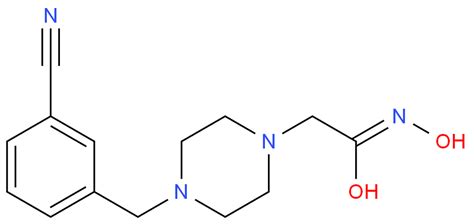 2 4 3 Cyanobenzyl Piperazin 1 Yl N Hydroxyacetamide 203047 99 8 Wiki