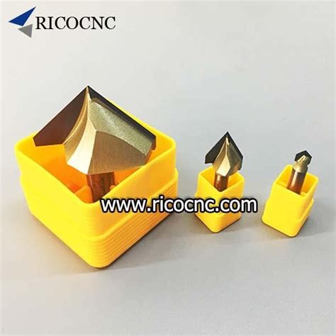 V Groove Solid Carbide Router Bits For V Tip Carving