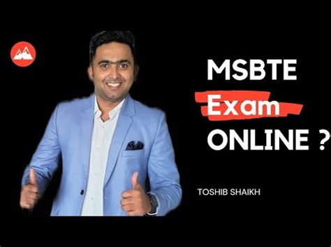 Msbte New Update Msbte Exam Online Or Offline Toshib Shaikh Youtube