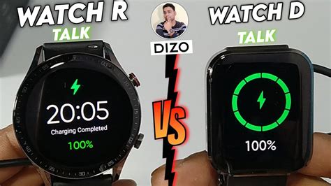 Dizo Watch R Talk Vs Dizo Watch D Talk Charging Test Dizo Watch R