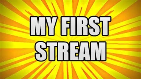 My First Stream Roblox Youtube