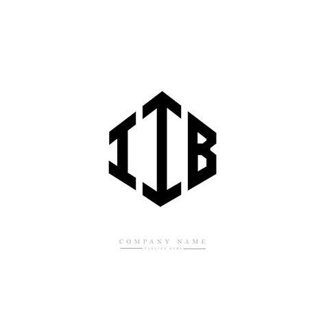 iib letter logo design  polygon shape iib polygon  cube shape