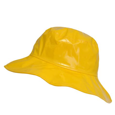 Chapeau de pluie, Jaune - Vente de chapeau imperméable - Toutacoo.