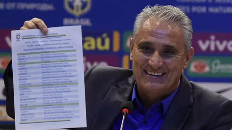 Confira O Perfil Dos Convocados Por Tite Para A Copa Do Mundo Jornal