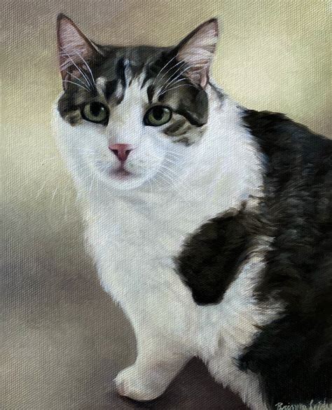 Brianna Leidy Commissioned Cat Oil Paintings