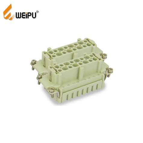 HE 032 MC HA 032 FC Male And Female 16A 500V 32 PE Crimp Termination