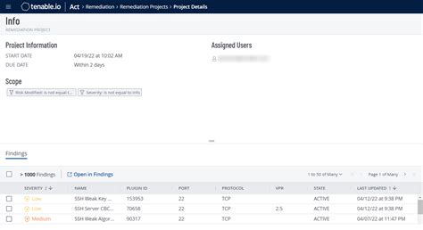 Tenable Vulnerability Management