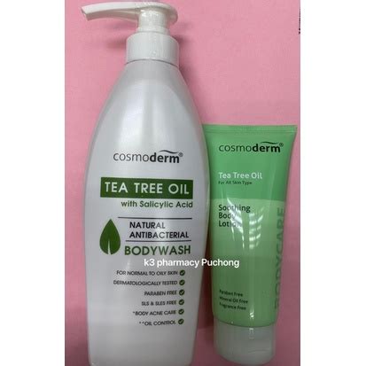 Cosmoderm Tea Tree Oil Body Washes 500ML Shopee Malaysia