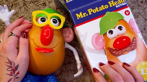 Asmr Mr Potato Head Box Tapping Building Rummaging Youtube