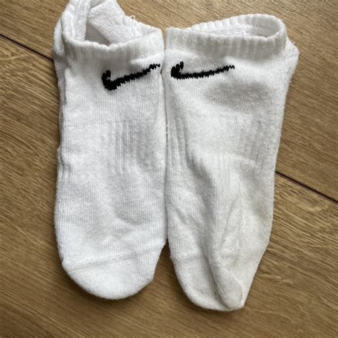 Nike Socks, short, white, size 34-38, gently worn,... - Depop