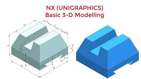 NX Tutorial 5 Basic 3D Modelling For Beginner In NX Unigraphics With