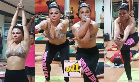 Rakhi Sawant Feels Hot Yoga Is Better Than Baba Ramdevs Traditional