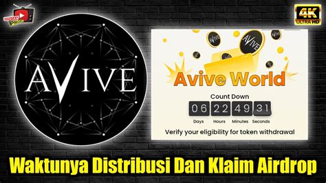 Avive World Update Waktunya Distribusi Dan Klaim Airdrop YouTube