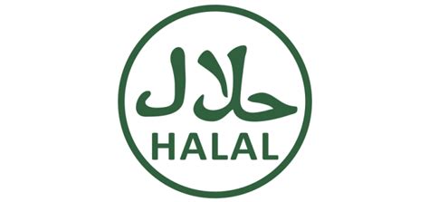 Halal Logo in Green and White