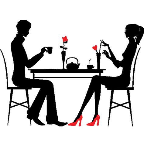 Kisspng Valentines Day Romance Dating Clip Art Dinner Couple