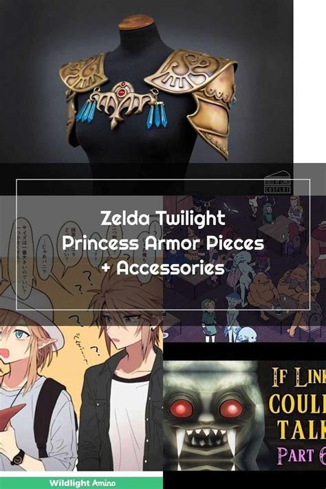 Twilight Princess Zelda Twilight Princess Armor Pieces + Accessories ...