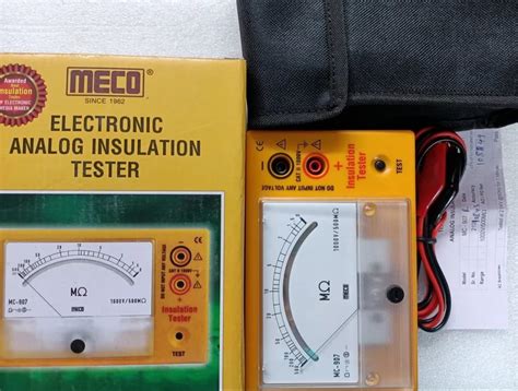 500M Eddy Current Dynamometer Meco MC 907 Analog Insulation Tester At