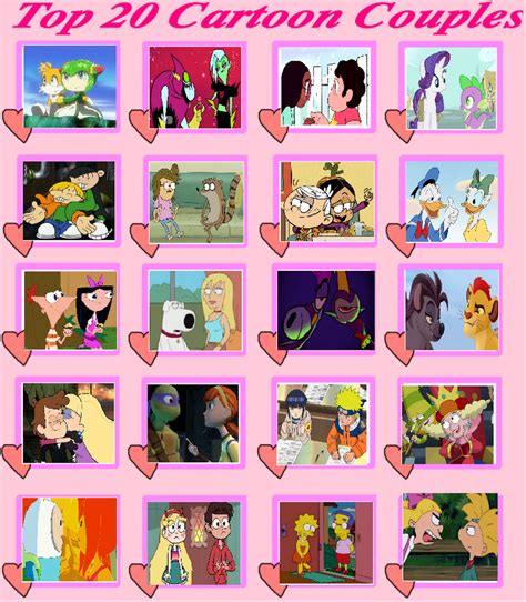 Top 20 Cartoon Couples By Cmara On Deviantart