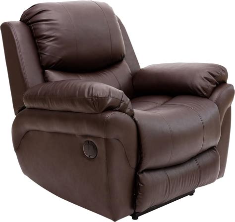 More4Homes MADISON ELECTRIC BONDED LEATHER AUTOMATIC RECLINER ARMCHAIR