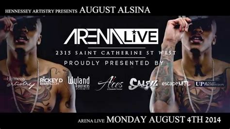 August Alsina Live In Montreal Youtube