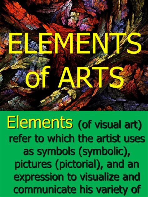 elements  visual arts  color qualia